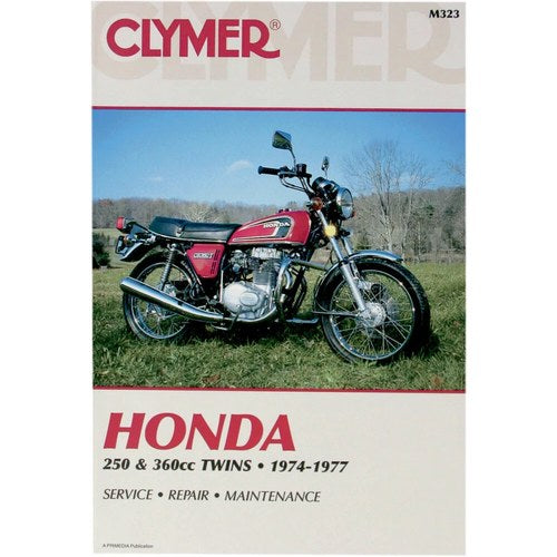 Clymer Physical Book, Honda 250-360cc Twins 1974-1977, CB250GS CB360 CJ250 CJ360