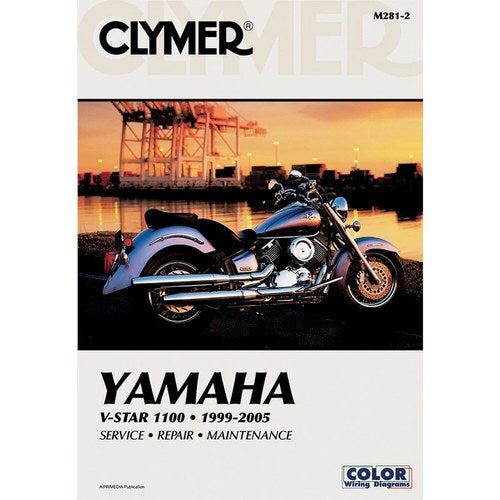 Clymer Physical Book for Yamaha Vstar V-Star 1100 Custom Classic 1999-2009 M281