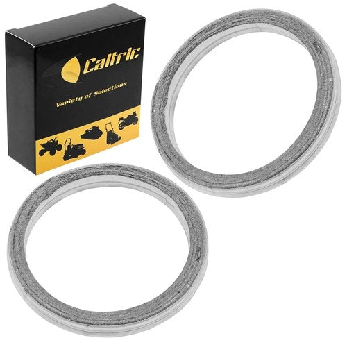 2 Exhaust Muffler Pipe Gaskets for Yamaha XS400 XS400R Maxim Seca 1982 1983