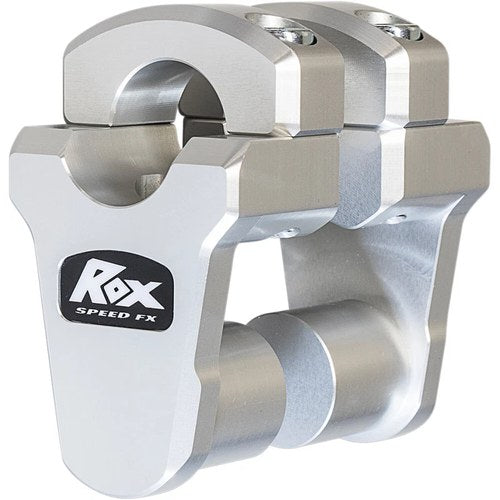 Rox Speed FX - 2" Pivoting Riser for 1-1/8" Handlebars (Matte Aluminum) 1R-P2PPA