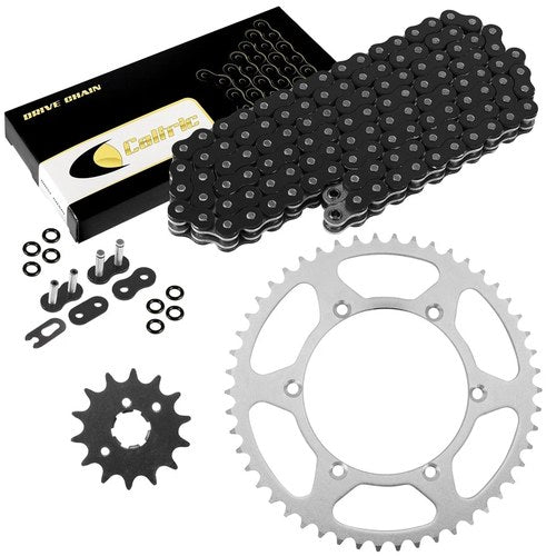 Black O-Ring Drive Chain & Sprocket Kit for Kawasaki KLX300 KLX300R 1997-2002