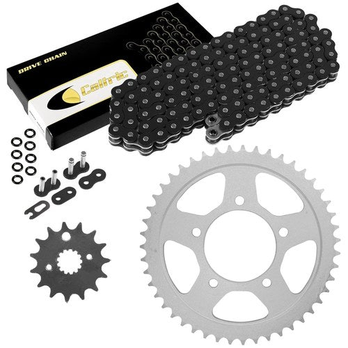 Black O-Ring Drive Chain & Sprockets Kit for Suzuki GSX750F Katana 750 1989-97