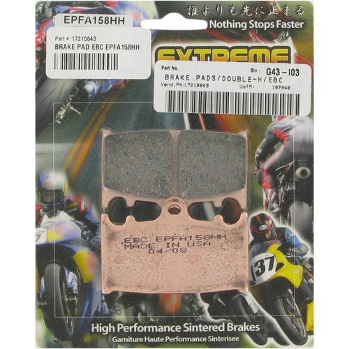 Ebc Epfa Extreme Performance Front Brake Pads / One Pair (EPFA185HH)