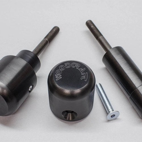 Kawasaki 2017-2025 Ninja 650R Woodcraft Racing Frame Slider Kit With Pucks