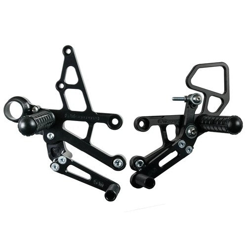 Honda 2008-2016 Cbr 1000RR Woodcraft Racing Rearsets / Footpegs - Complete Kit