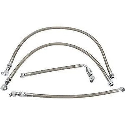 Honda 1999-03 GL 1500 Valkyrie Interstate Gbrakes Braided 4 Line Front Brake Kit