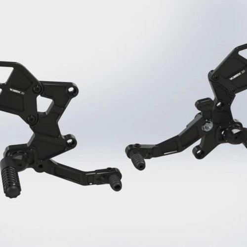 Kawasaki 2018-2024 Ninja 400R EX400 Vortex Racing Rearsets RS433K V3 2.0 Design