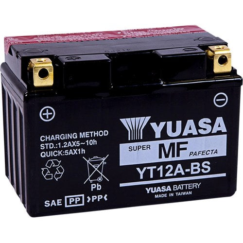 Yuasa Fresh Pack Maintenance-Free Agm Battery (YT12A-BS) YUAM32ABS