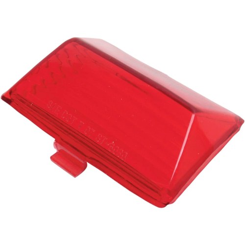 Drag Specialties Rear Fender Tip Light Lens (Red) Sold Each