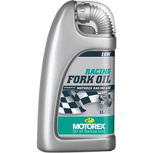 Motorex Motorcycle Racing Fork Oil w/3D Response | 10W | 1 Liter | 154042
