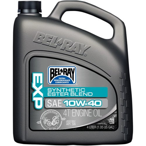 Bel-Ray Exp Synthetic Ester Blend 4T Motor Oil | 10W-40 | 4 Liter | 99120-B4LW