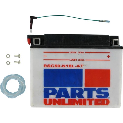 Parts Unlimited 12V Heavy-Duty Battery w/ Sensor RSC50N18LAT (RSC50-N18L-AT)