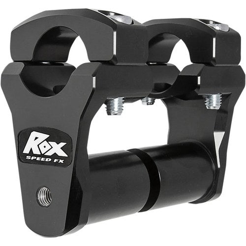 Rox Speed FX 2" Pivoting Risers for 1-1/8 Bar w/Extended Stem Black 1R-P2PPS10K