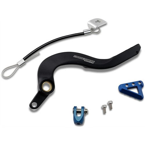 Moose Racing Rear Brake Pedal (ARM: Black / Peg: Blue) 1610-0348