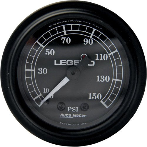Legend - 2212-0484 - Fairing Mounted LED Backlit Psi Gauge (Black)
