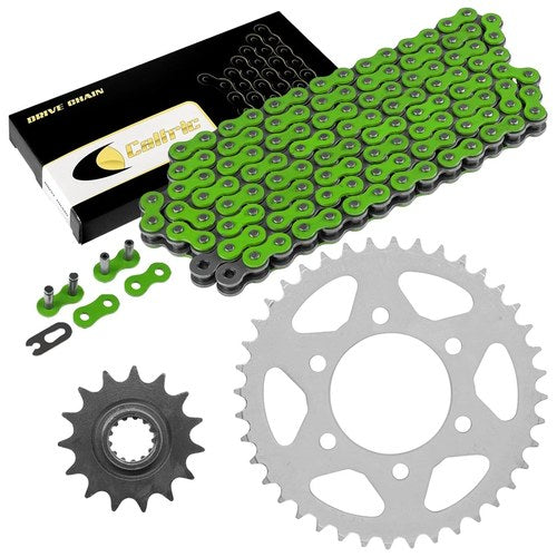 Drive Chain & Sprockets Kit Fits Kawasaki ZX600 ZZR600 2005 2006 2007 2008