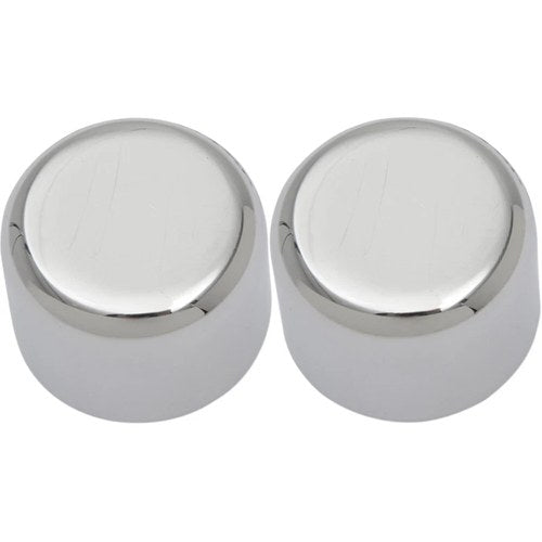 Drag Specialties Magnetic Docking Points Covers, Short (Chrome) Pair | C77-0100C