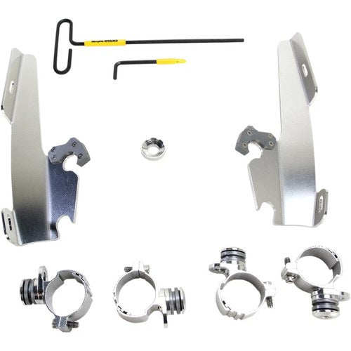 Memphis Shades Batwing Fairing Trigger-Lock Mount Kit - XL (Polished) MEK1999
