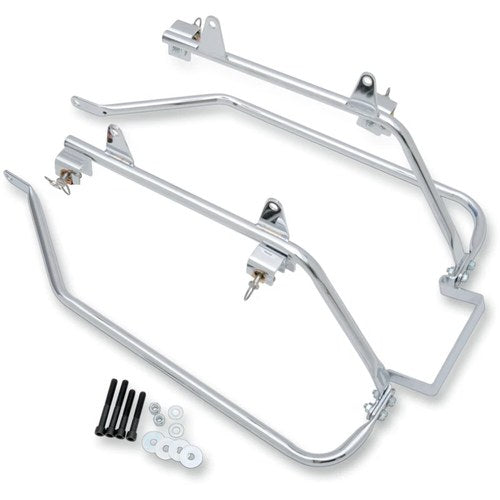 Cycle Visions BaggerTail Saddlebag Mount for Softail Models (Chrome) CV-7206