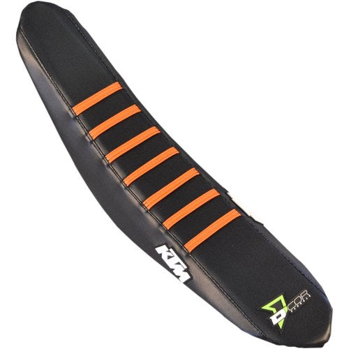 D'Cor Visuals Seat Cover (Black / Orange) 30-30-216