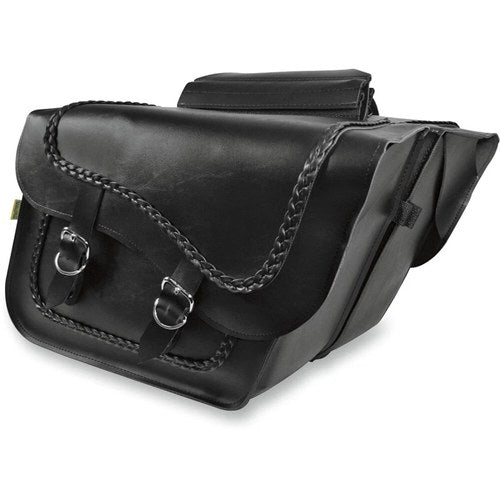 Willie & Max Luggage Fleetside Slant Saddlebags (Black) Pair | 58709-20