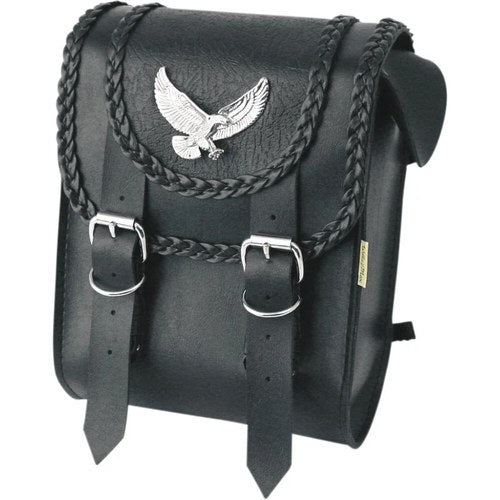 Willie & Max Luggage Sissy Bar Bag - Black Magic (Black / Chrome) 58411-00