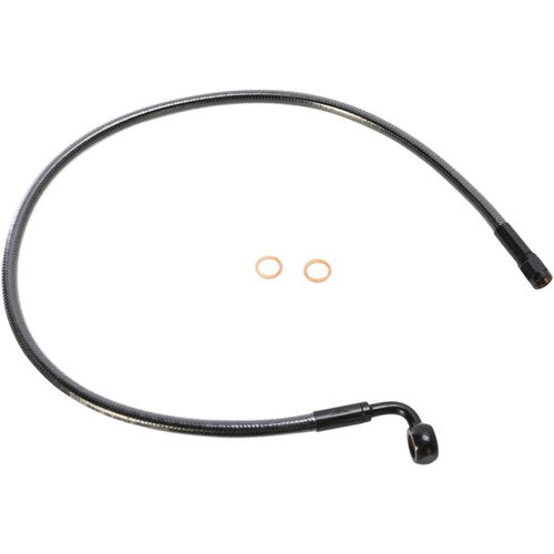 Magnum Black Pearl Front Brake Line - ABS - 90/10mm 25" | AS47225