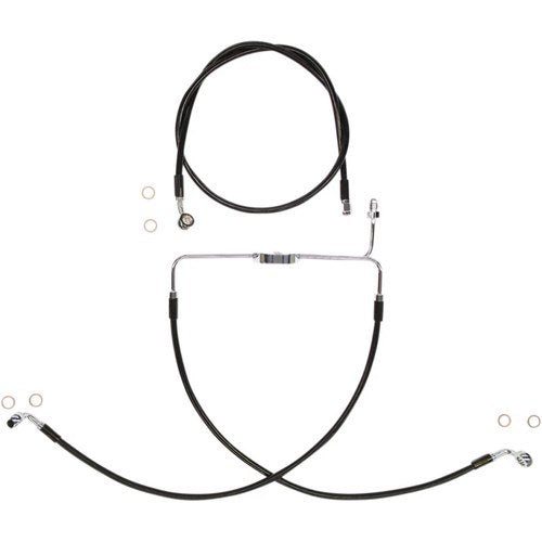 Magnum XR Brake Line Kit - 25" - Black | SBC1307-25