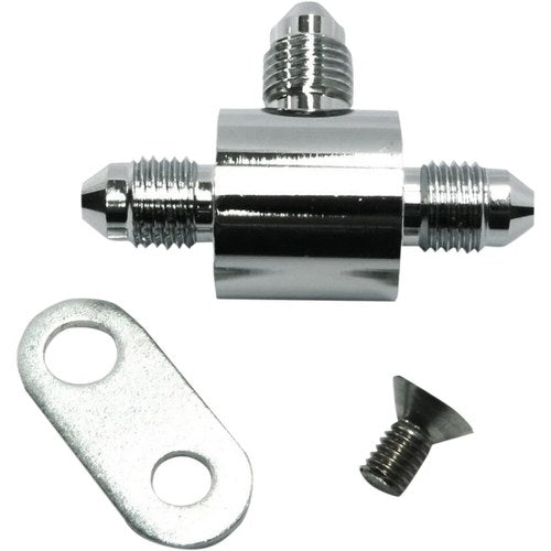 Magnum T-Block with Bracket - AN3 - Chrome | 1703-982