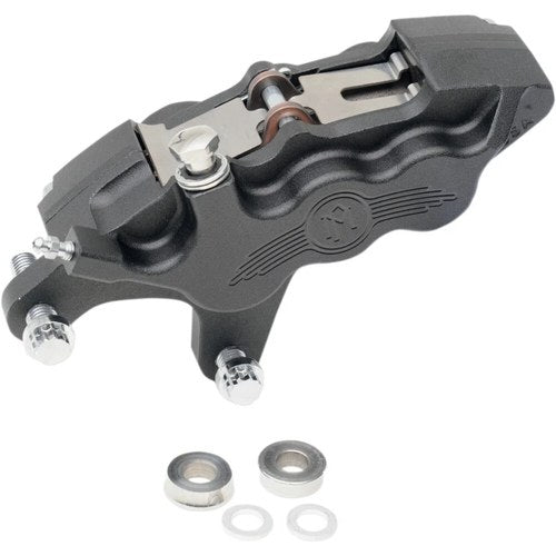 Performance Machine 6 Piston Brake Caliper 11.5" Left Black Ops | 0051-2915-SMB
