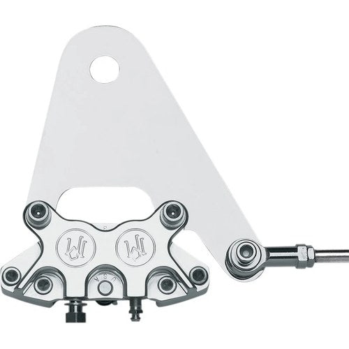 Performance Machine Brake Caliper Rear Polished Rigid Frame 11.5" | 1272-0052-P