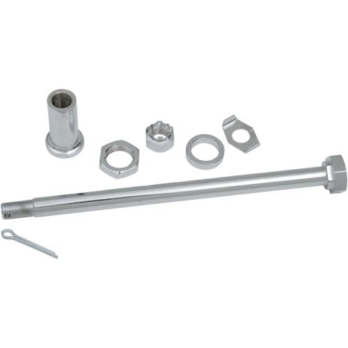 Drag Specialties Chrome Axle Kit - Rear - 67-72 BT | 16-0268-BC