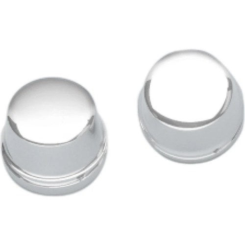 Drag Specialties Axle Caps - Chrome - Front - 00-07 FLH/FLT | 16-0217-BC114