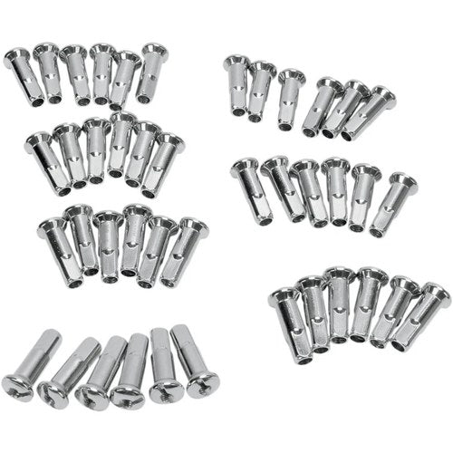 Drag Specialties Wheel Spoke Nipples - Extra Long - 40 Pack | 160500SSE42-HC3