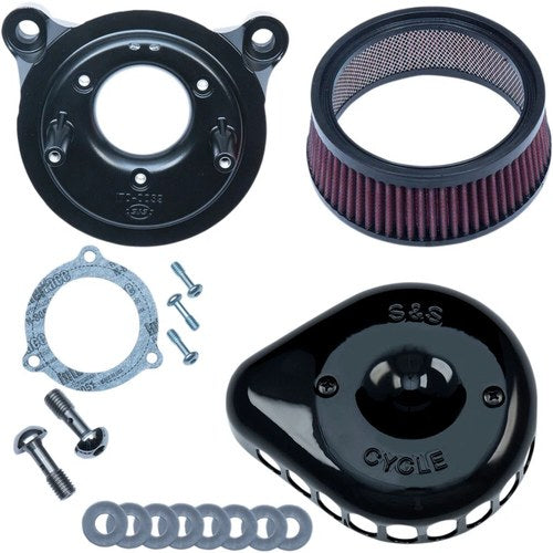S&S Cycle Air Cleaner Mounted Throttle By Wire - 16 (Black) 170-0438