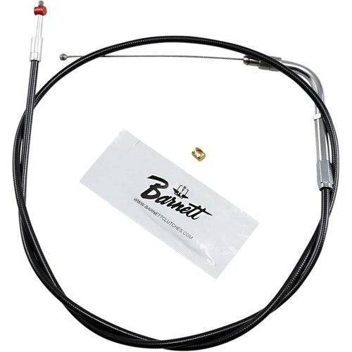 Barnett Extended 6" Black Throttle Cable for '01 - '10 FXST/I | 101-30-30012-06