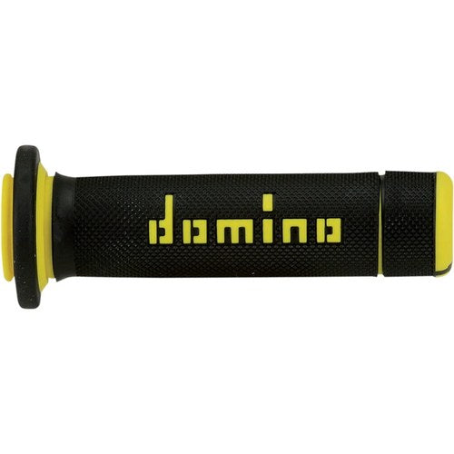 Domino Black/Yellow ATV Grips | A18041C4740