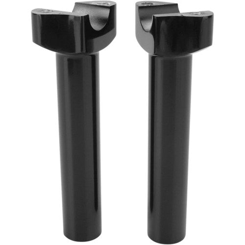 Drag Specialties Black 6.5" Straight Risers | 241614