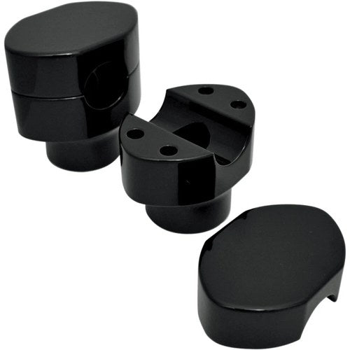 LA Choppers Black Hefty Springer Riser for 1-1/4" Handlebars | LA-7410-00B