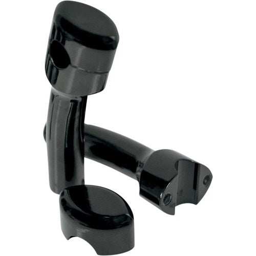 LA Choppers Black 5-1/2" Smooth Pullback Risers for 1" Handlebars | LA-7402-05B