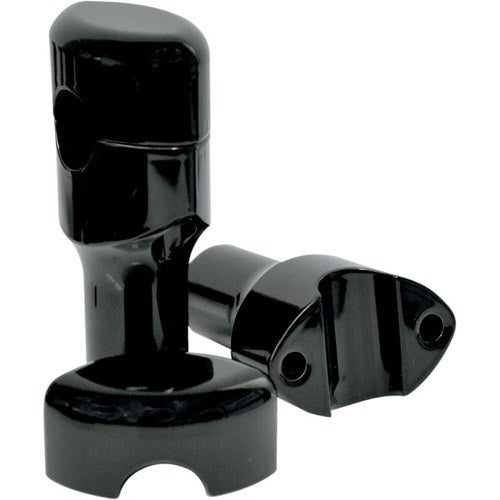 LA Choppers 3" Black Hefty Smooth Riser | LA-7406-03B