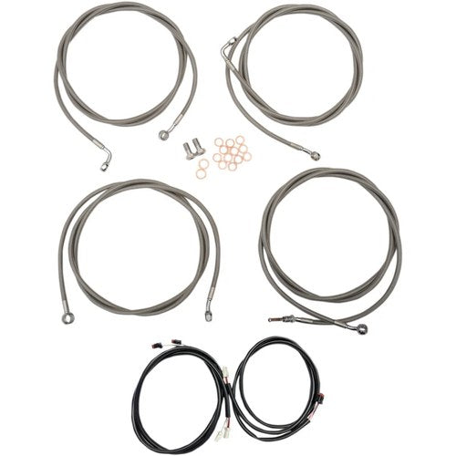 LA Choppers 16" Cable Kit for '17+ FL | LA-8054KT3-16