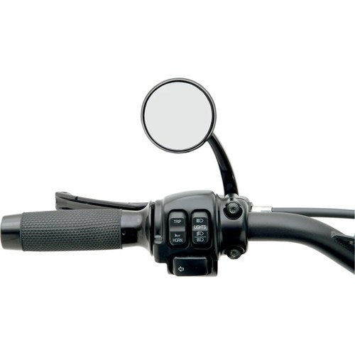 Todd's Cycle Shooter Mirror - Left - Black | SML-2