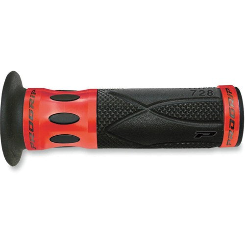 Pro Grip Red 728 Grips w/ Open Ends | 728RDOE