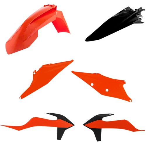Acerbis Plastic Body Kit - OE '20 Orange/Black | 2791566812