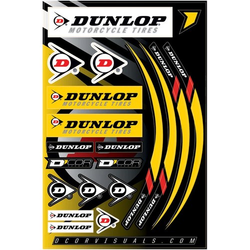 D'Cor Visuals Decal Sheet - Dunlop | 40-90-117