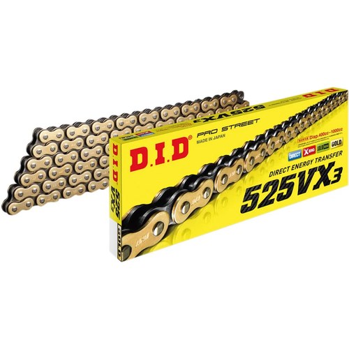 Did 525 VX3 - Drive Chain - Gold - 130 Links | 525VX3GBX130ZB