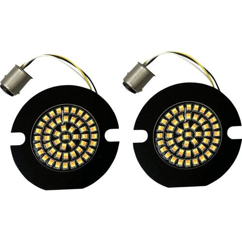 Custom Dynamics Amber/White LED Turn Signal Inserts | GEN-4-AW-1157T