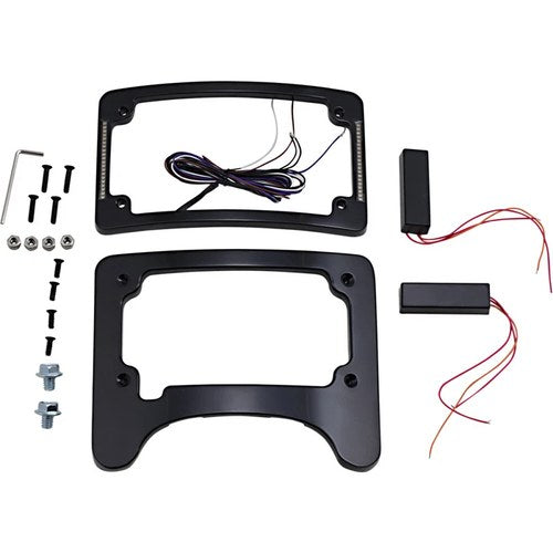 Custom Dynamics Turn Signal Eliminator/Illuminated Tri-Frame | TS-ELIM-06HW-B