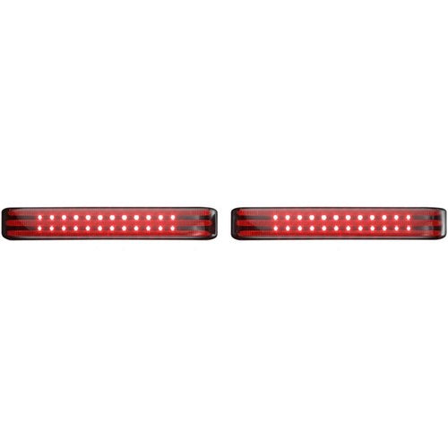Custom Dynamics Saddlebag Lights - SS6 - Chrome/Smoke | PB-SB-SS6-CS